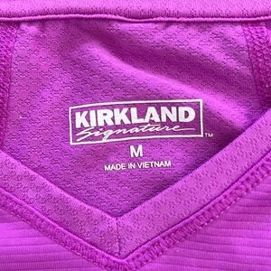 Kirkland Signature Women's Short Sleeve Tee - Purple